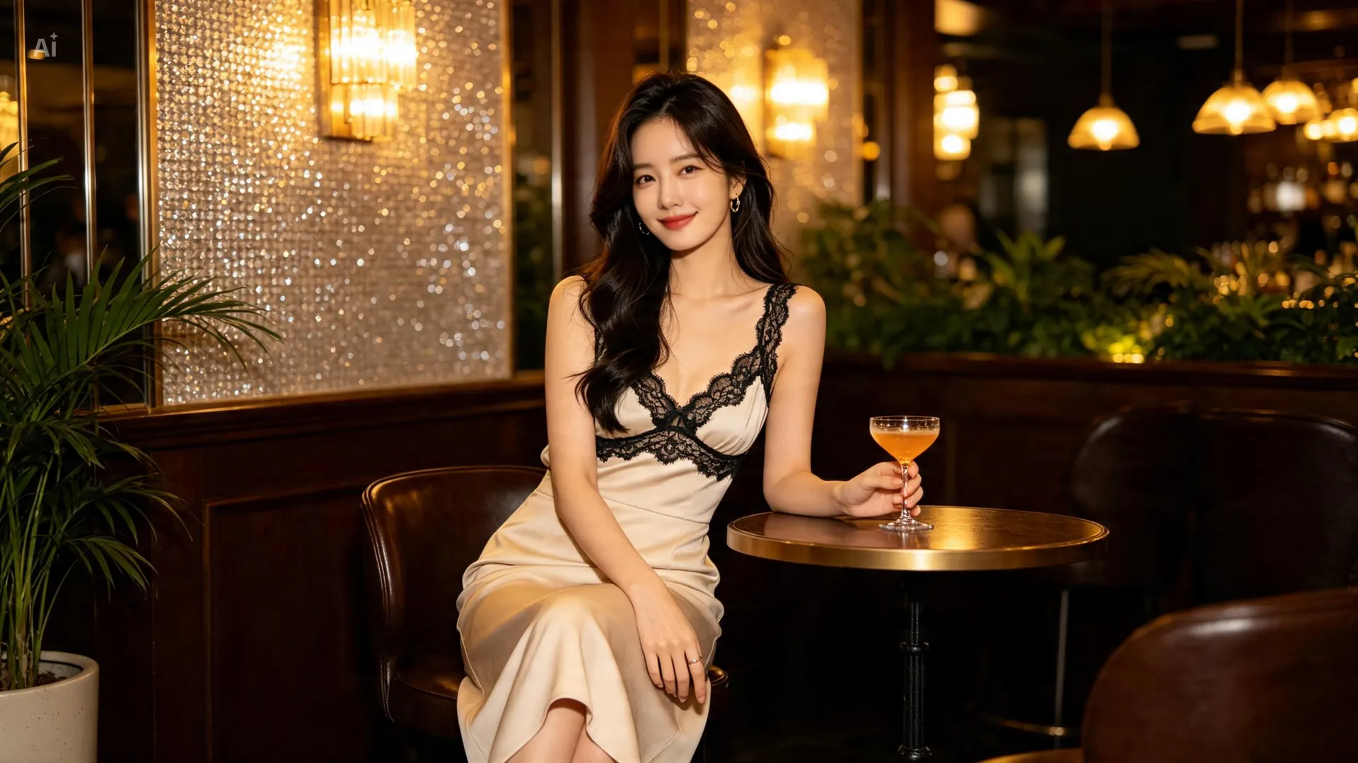 bar 라운지 좌석 공간