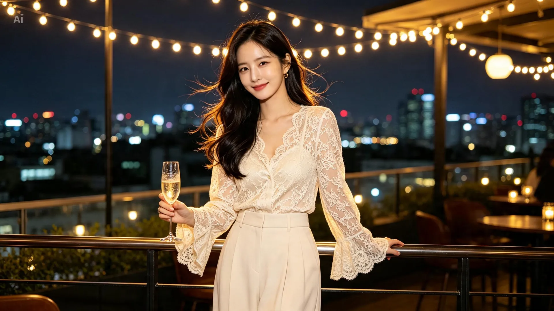 bar 루프탑 테라스 전경